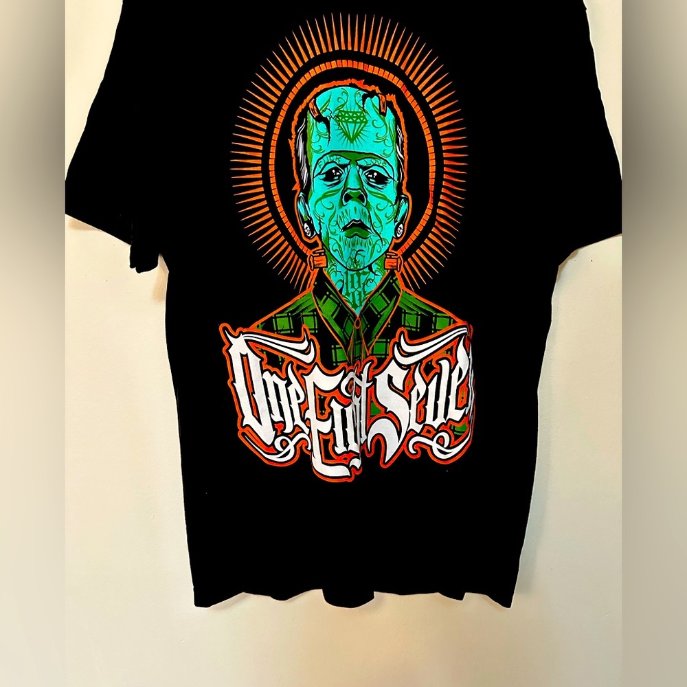 187 inc Frankenstein cholo t shirt